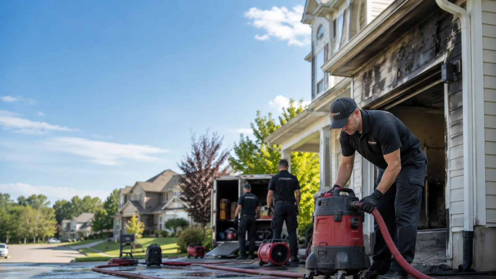 Fire And Smoke Damage Restoration in De Graff, OH near me